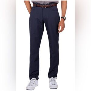 Cutter & Buck Transit 5 Pocket Performance Navy Drytec UPF 50+ Golf Pant 36x32